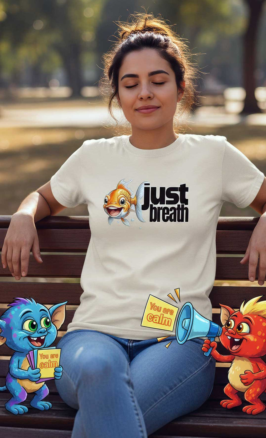 Just Breath Tee