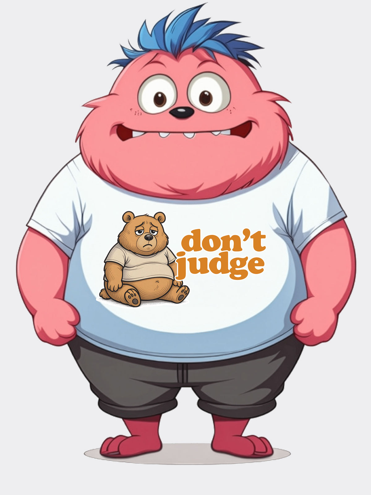 Don’t Judge – Funny Sarcastic Graphic T-Shirt for Judgy Vibes and Zero Apologies