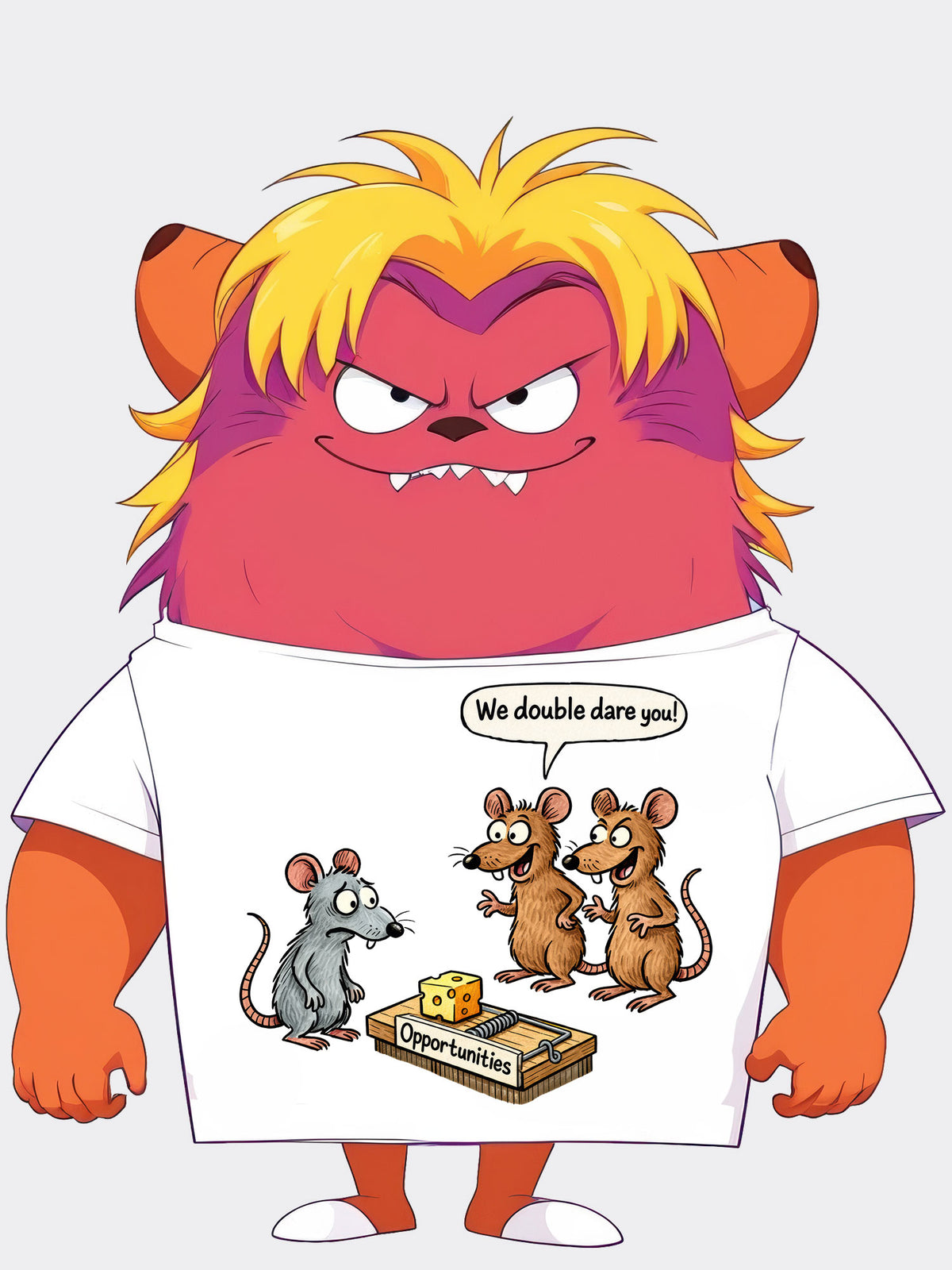 Opportunities - Funny T-Shirt Sarcastic Mouse Trap Humor Tee