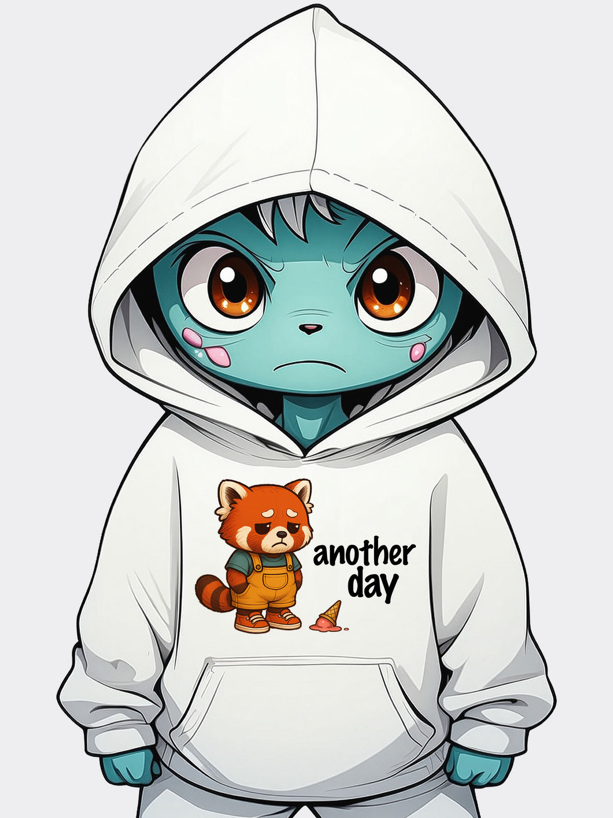 Another Day – Funny, Sarcastic Hoodie for the Perpetually Over It