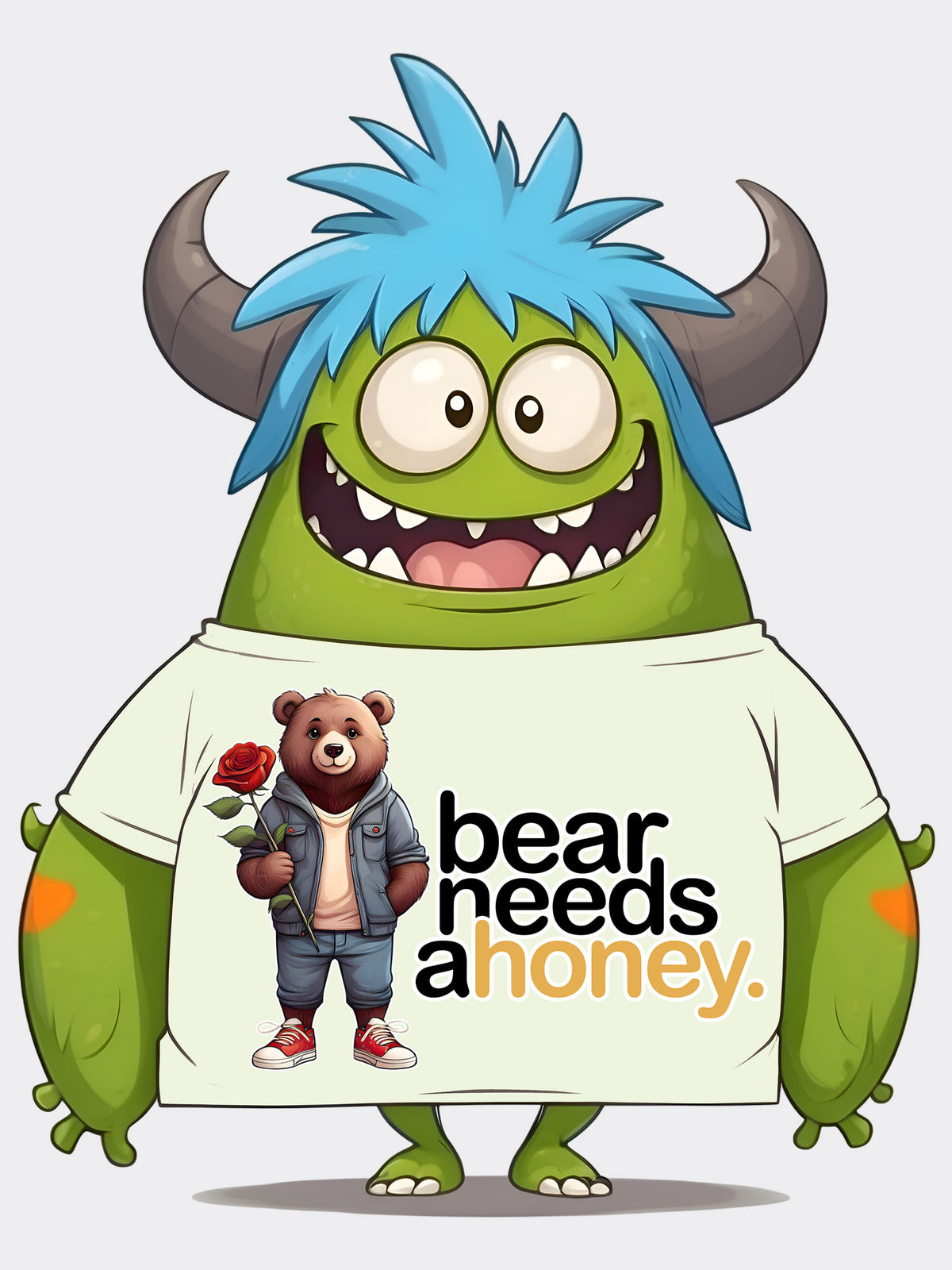 Bear Needs a Honey Classic Cotton Tee