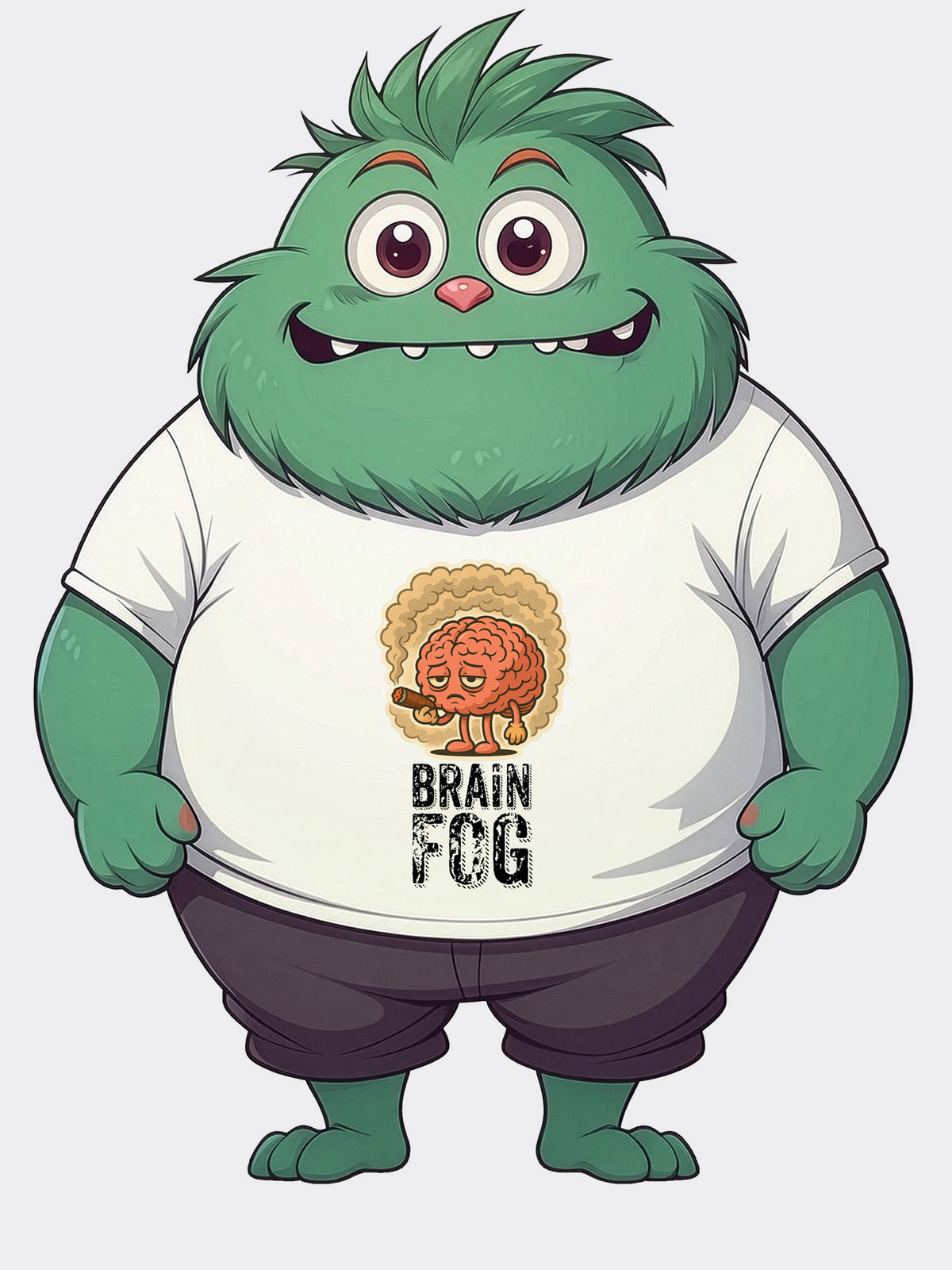Brain Fog – Classic Fit Graphic Tee – The Fit for Functioning (Barely)