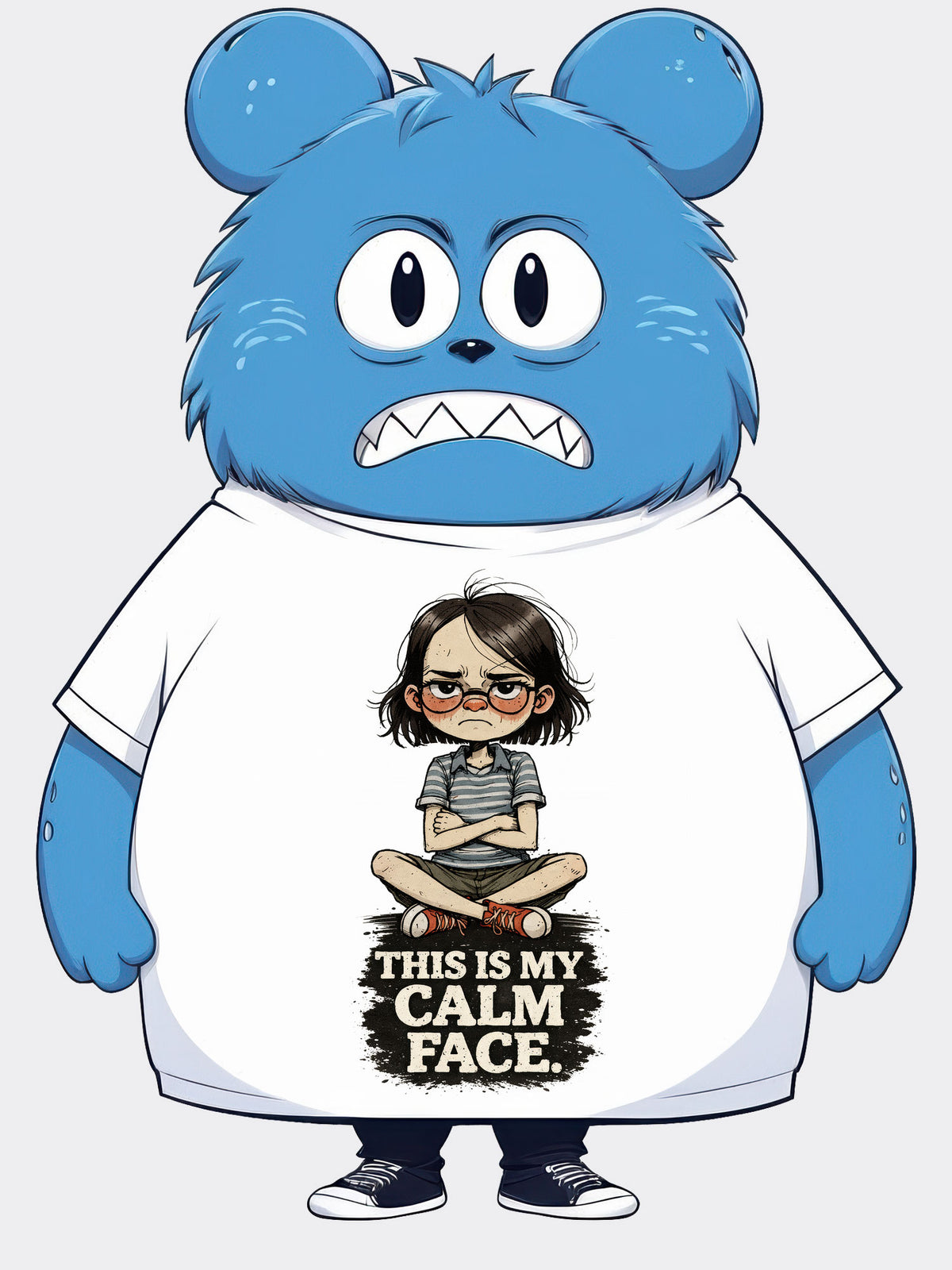 This Is My Calm Face – Funny Attitude Graphic Tee