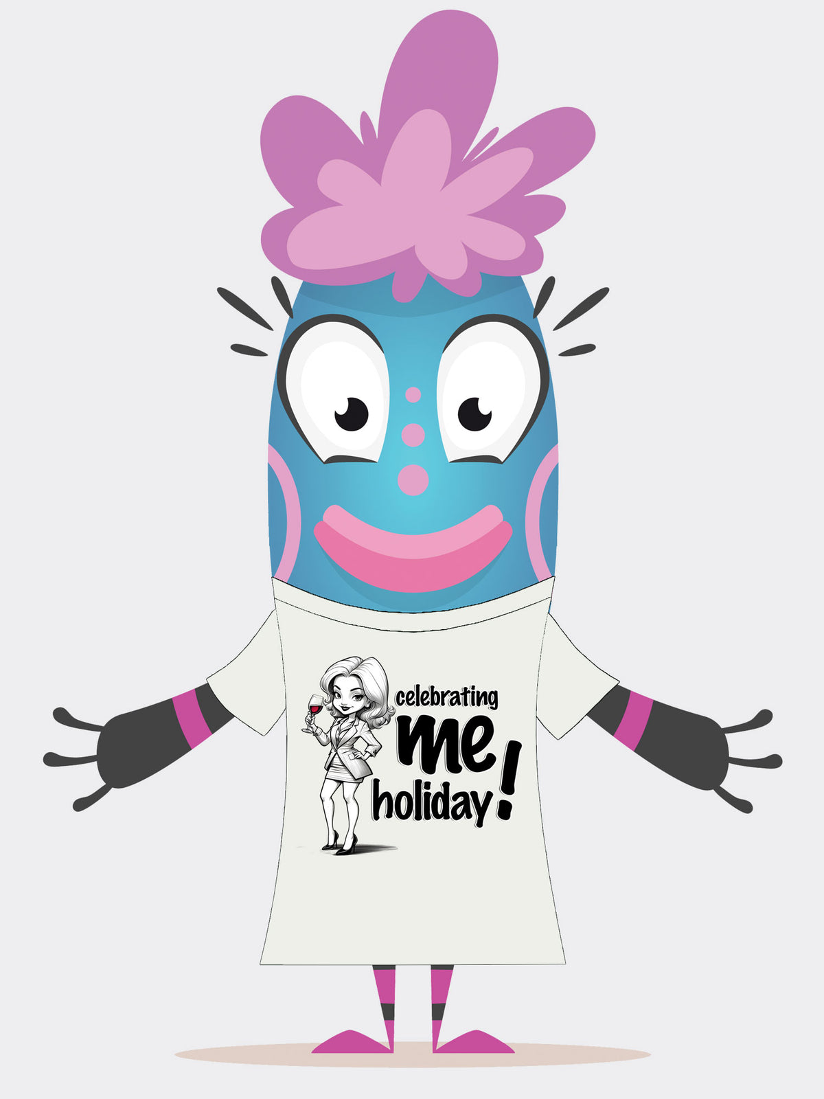 Celebrating Me Holiday - Lightweight Comfy Cotton Tee - Because You Deserve a Day (or a Lifetime)