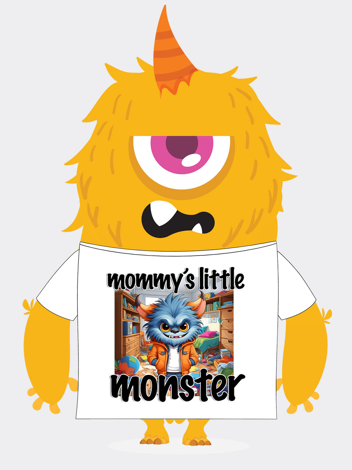 Mommy's Little Monster Toddler Short Sleeve Tee