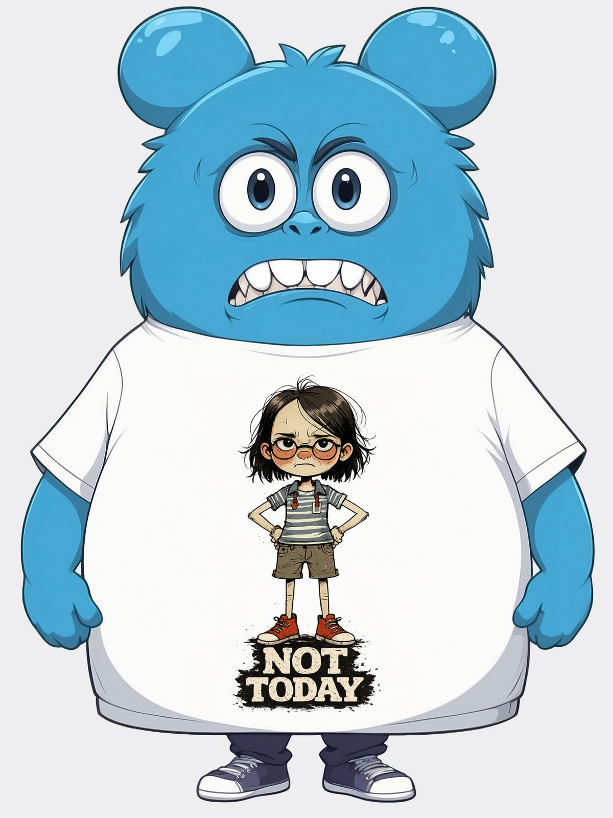 Not Today - Funny Graphic Women's Sarcastic Mood Tee Attitude Shirt