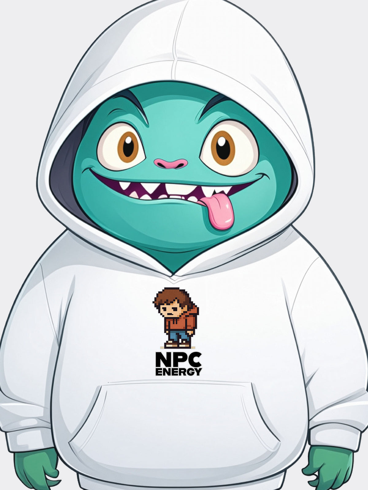 NPC Energy – Sarcastic Hoodie for Background Characters Living Their Best Life