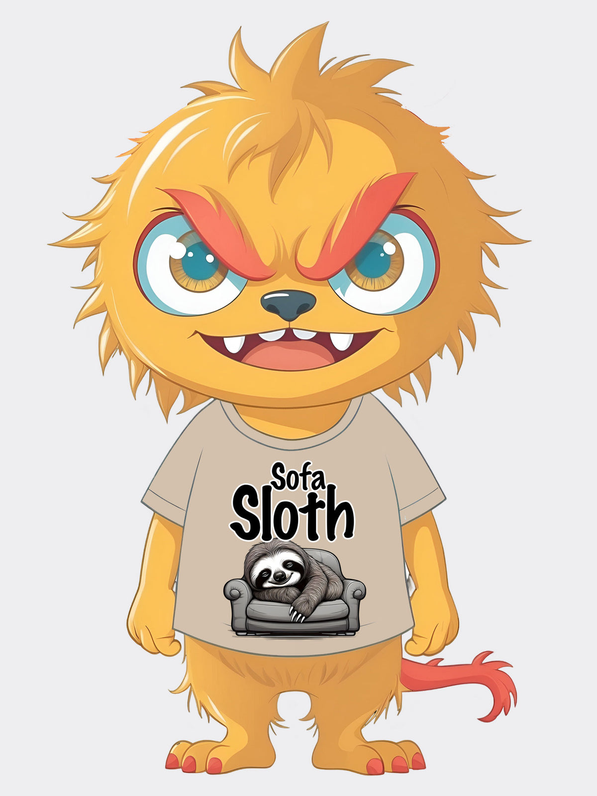 Sofa Sloth Classic Graphic Cotton Tee