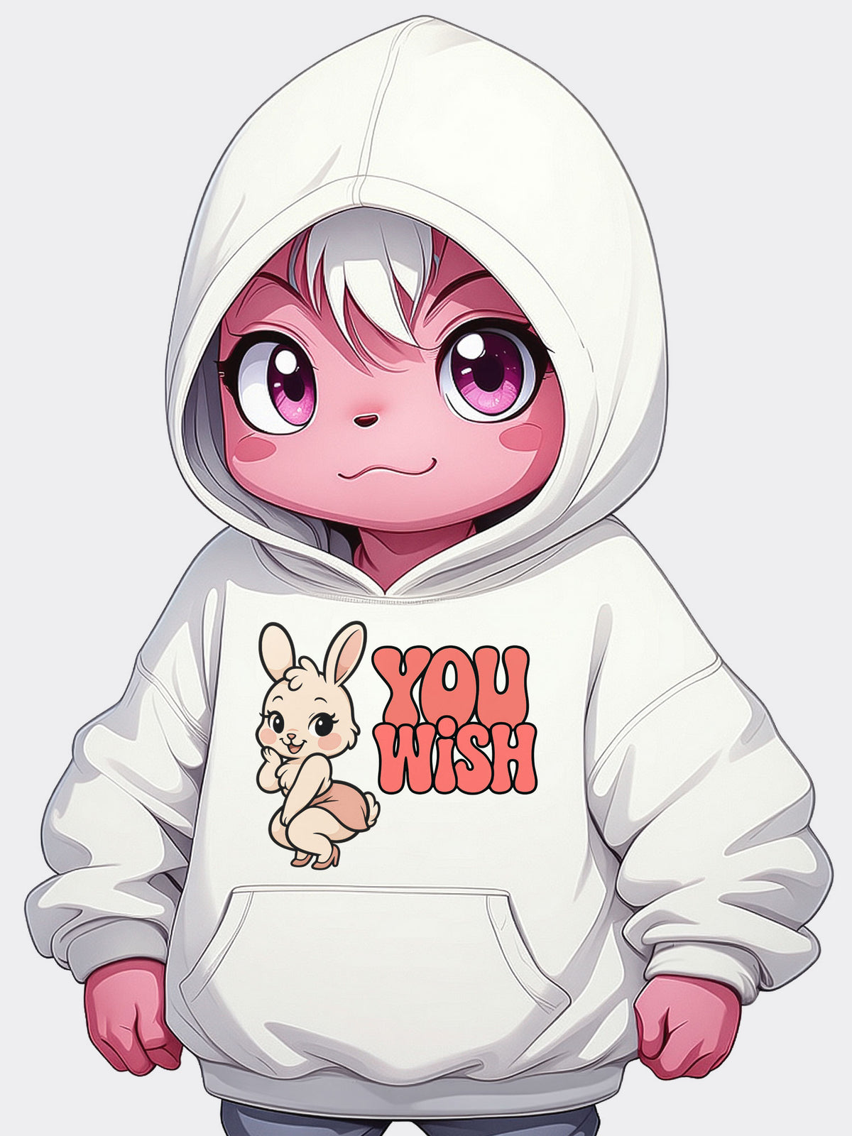 You Wish – Sarcastic Funny Graphic Hoodie for the Delusionally Hopeful