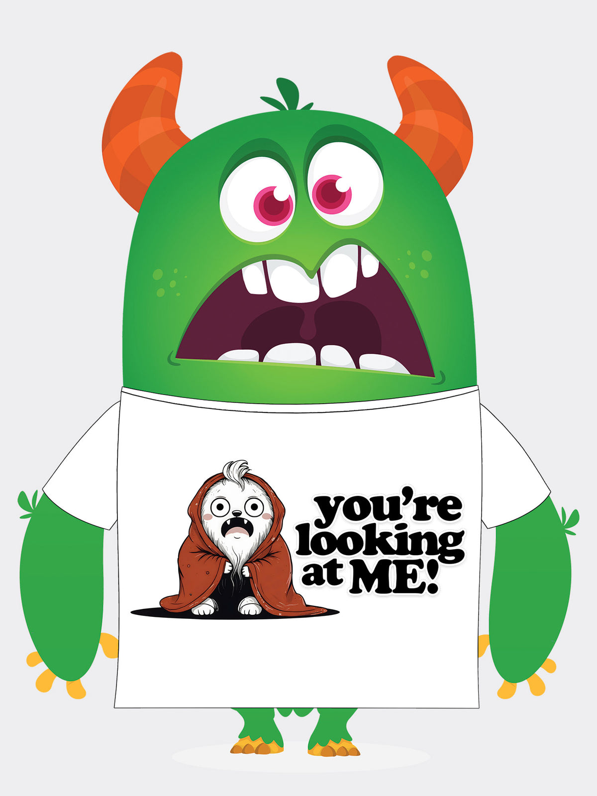 You're Looking At Me - Classic Graphic Cotton Tee