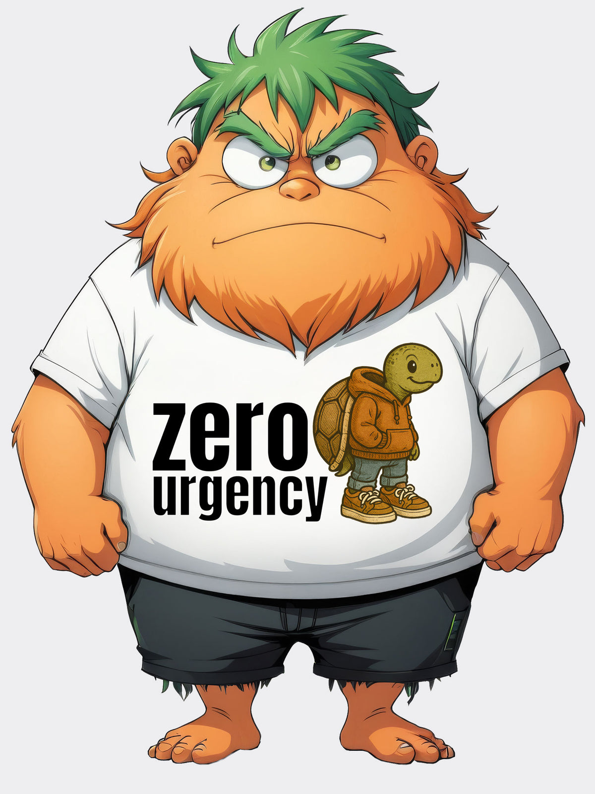 Zero Urgency Graphic Tee – Because Rushing Is Overrated