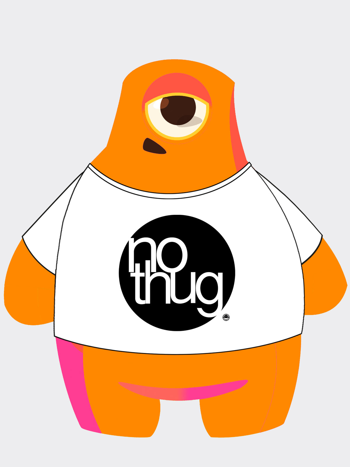 No Thug Cotton Pre-Shrunk Tee